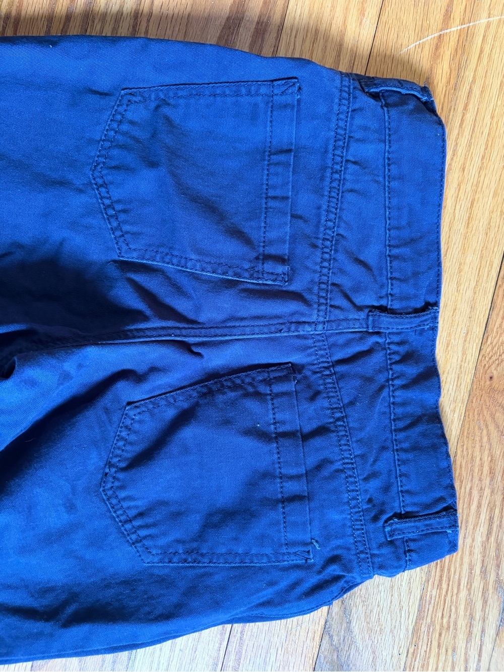 H&M Boys Cotton Navy Slim Pants - Picture 7 of 9